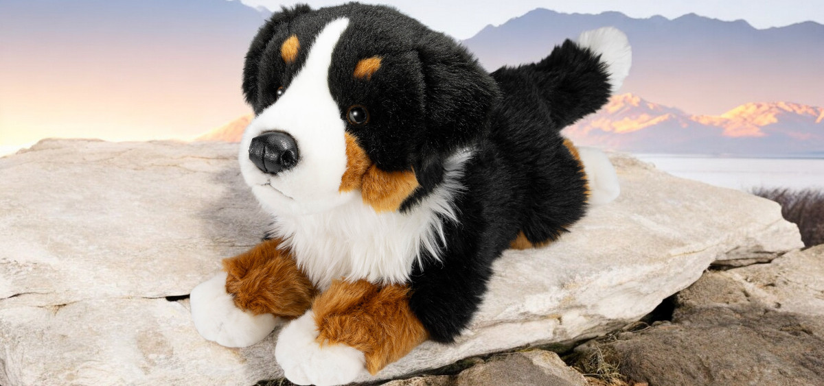 Soft toy plush Bernese Mountain dog | Carl Dick Collection