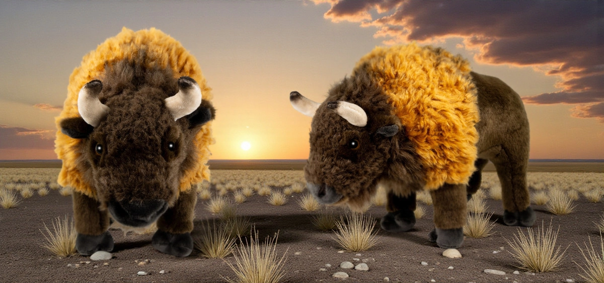 Kuscheltier-Bison | Carl Dick Plüschtiere