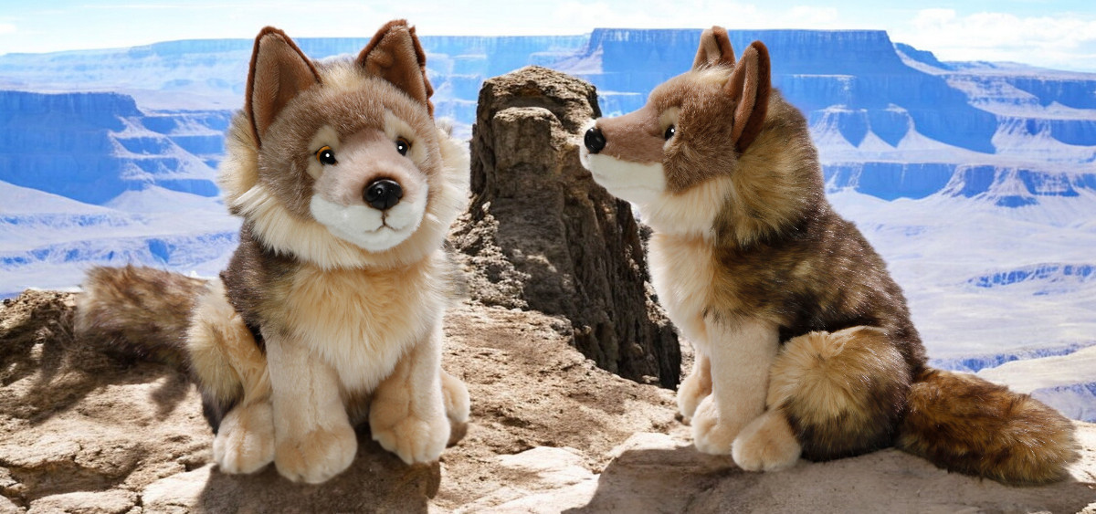 Soft toy plush Coyote | Carl Dick Collection