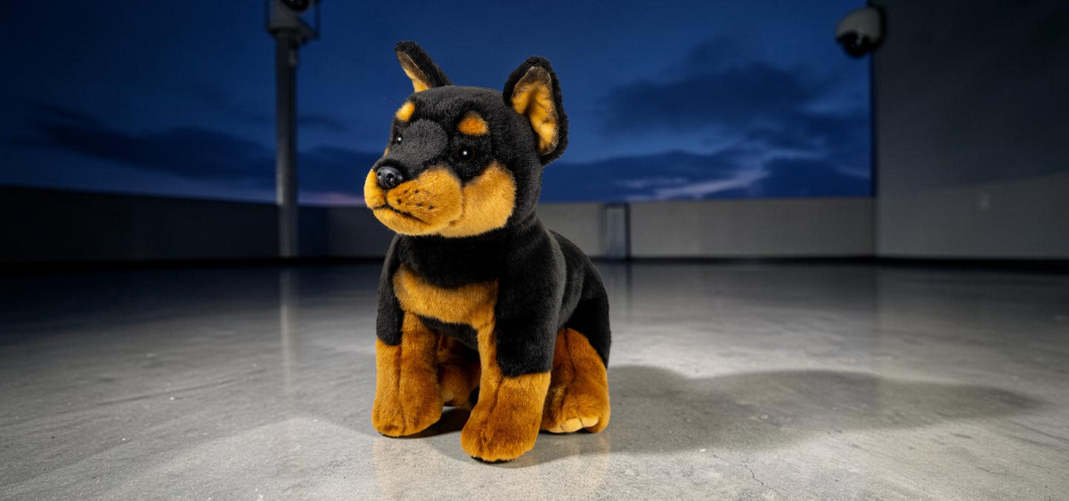 Soft toy plush Dobermann | Carl Dick Collection