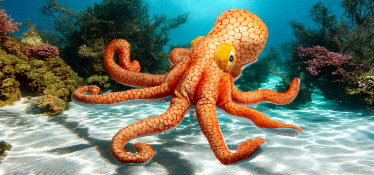 Soft toy plush Octopus | Carl Dick Collection