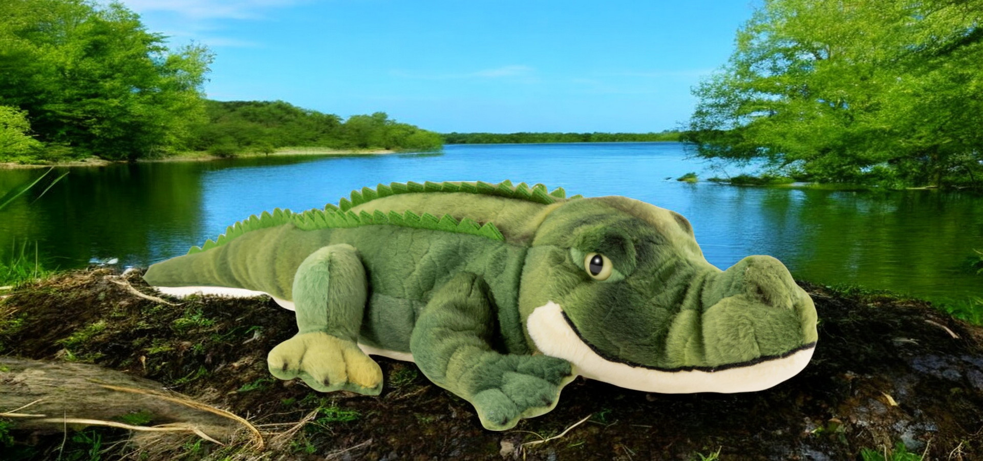 Kuscheltier-Krokodil-Alligator | Carl Dick Plüschtiere
