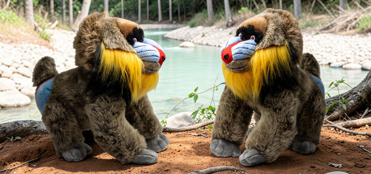 Kuscheltier-Mandrill | Carl Dick Plüschtiere