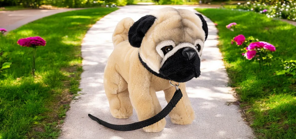 Soft toy plush Pug | Carl Dick Collection