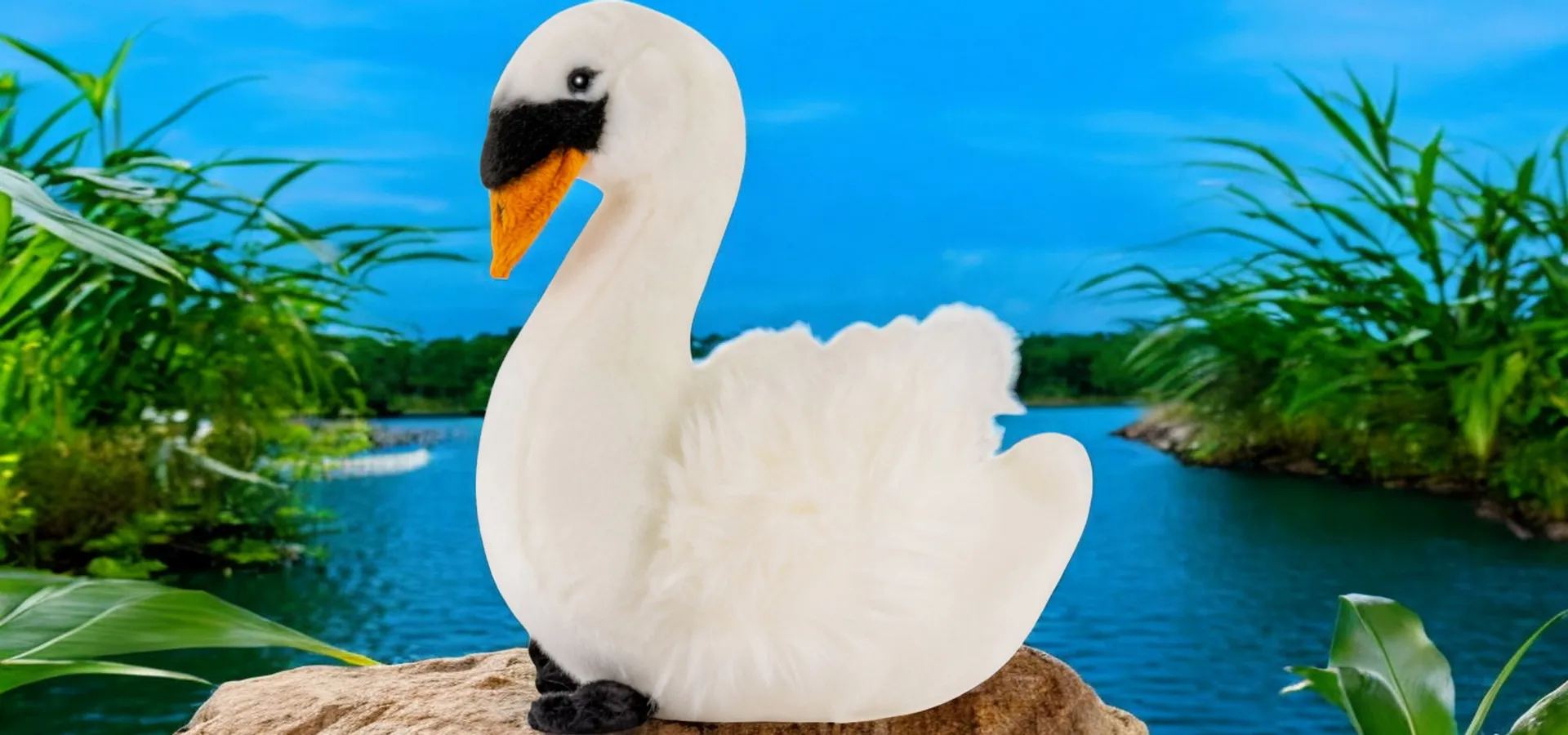 Soft toy plush swan | Carl Dick Collection