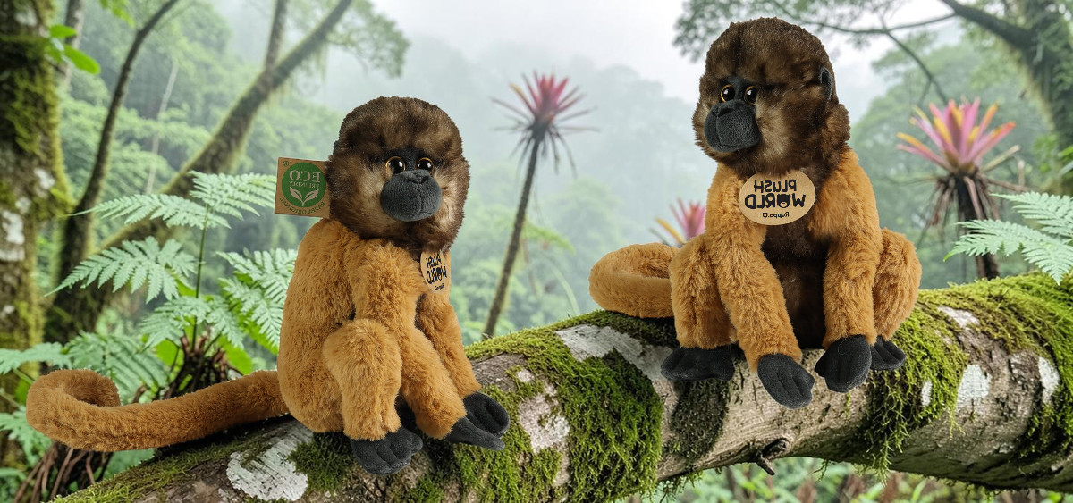 Soft toy plush Woolly Monkeys | Carl Dick Collection