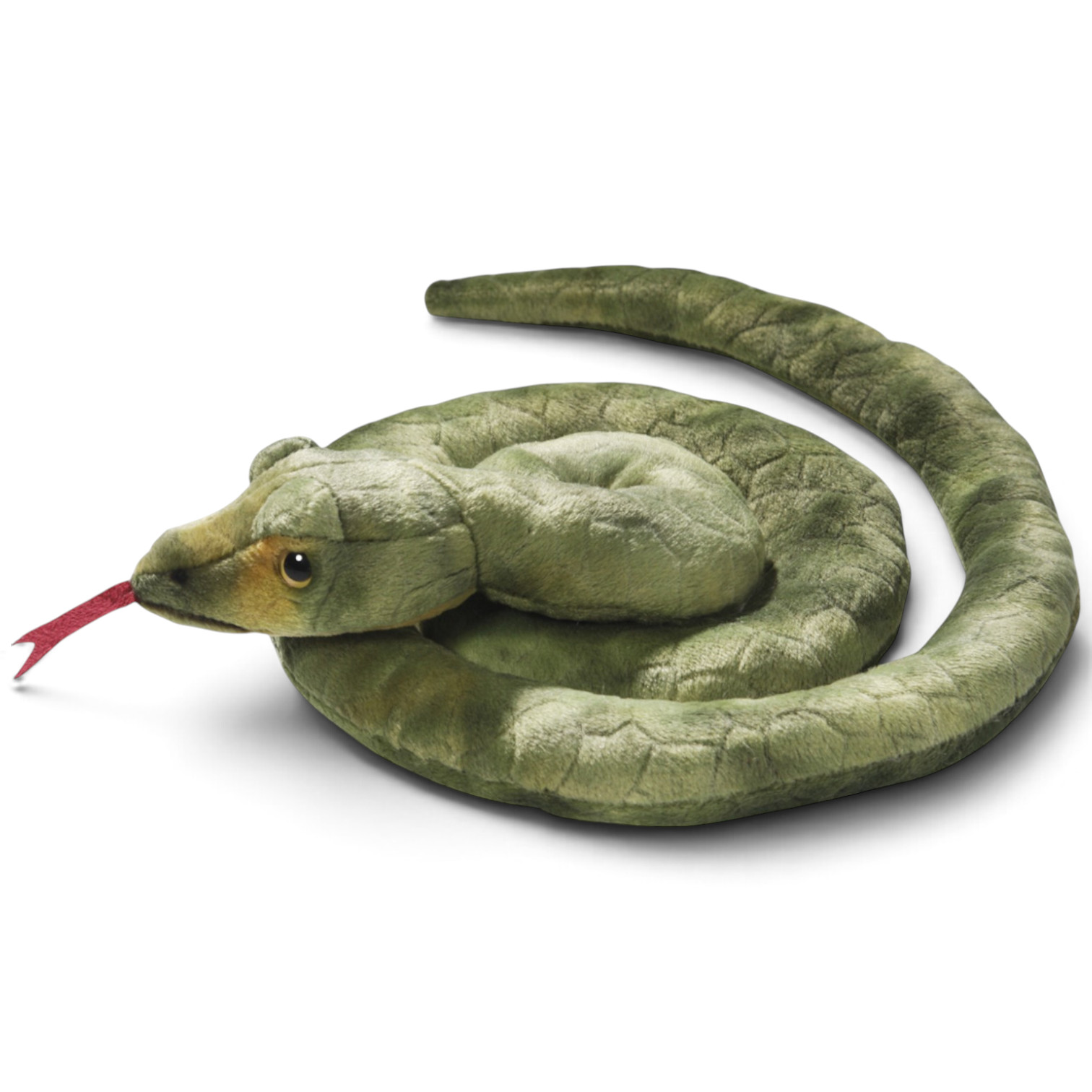 Kuscheltier als Illustration zum Tierzeichen Schlange