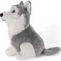 Preview: Kuscheltier Husky grau sitzend