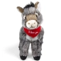 Preview: Soft Toy Donkey – red “I Love You” scarf