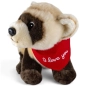 Preview: Plush Toy Ferret – red “I Love You” scarf