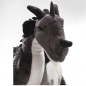 Preview: Drache sitzend schwarz Preview: Drache sitzend schwarz