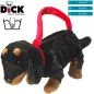 Preview: Stuffed Animal Dachshund Dog standing black as purse or hand bag