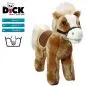 Preview: Stuffed Animal Horse standing beige with saddle