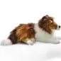 Preview: Stuffed Animal Collie, Rough Collie Dog lying