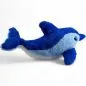 Preview: Stuffed Animal Dolphin blue with glitter eyes