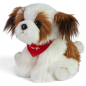 Preview: Plüschtier Shih Tzu Hund – rotes „I Love You“-Halstuch