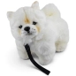 Preview: Kuscheltier Chow Chow weiß mit Leine