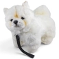 Preview: Kuscheltier Chow Chow weiß mit Leine