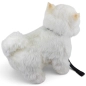 Preview: Kuscheltier Chow Chow weiß mit Leine