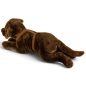 Preview: Stuffed Animal Labrador Retriever brown with harness