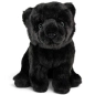 Preview: Kuscheltier Panther schwarz sitzend