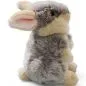 Preview: Kuscheltier Hase stehend grau