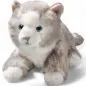 Preview: Stuffed Animal Cat lying grey