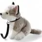 Preview: Stuffed Animal Husky sitting with lead