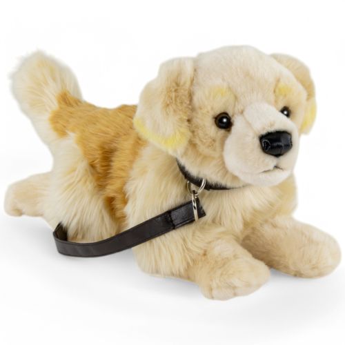 Kuscheltier Golden Retriever mit Leine