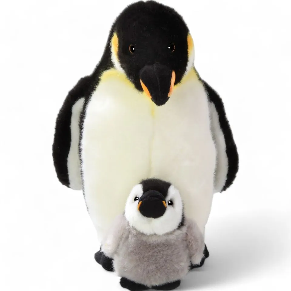 Kuscheltier Pinguin mit Baby