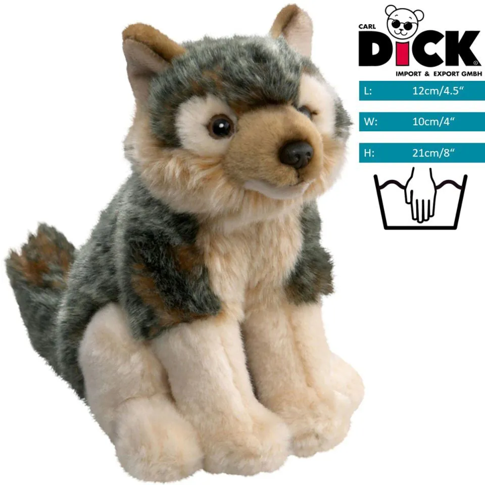 Stuffed Animal Wolf sitting