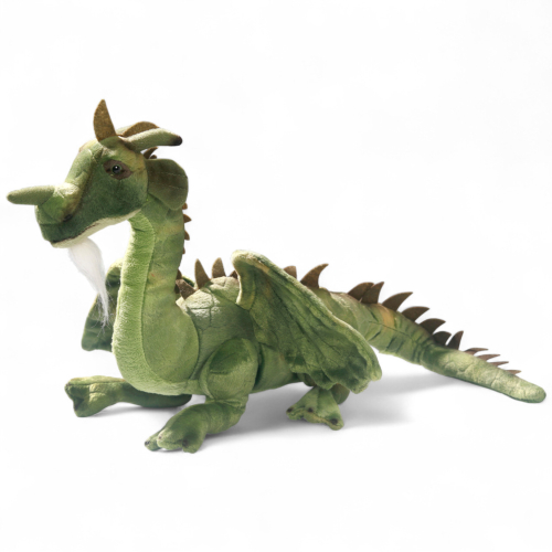 Preview: Drache sitzend grün