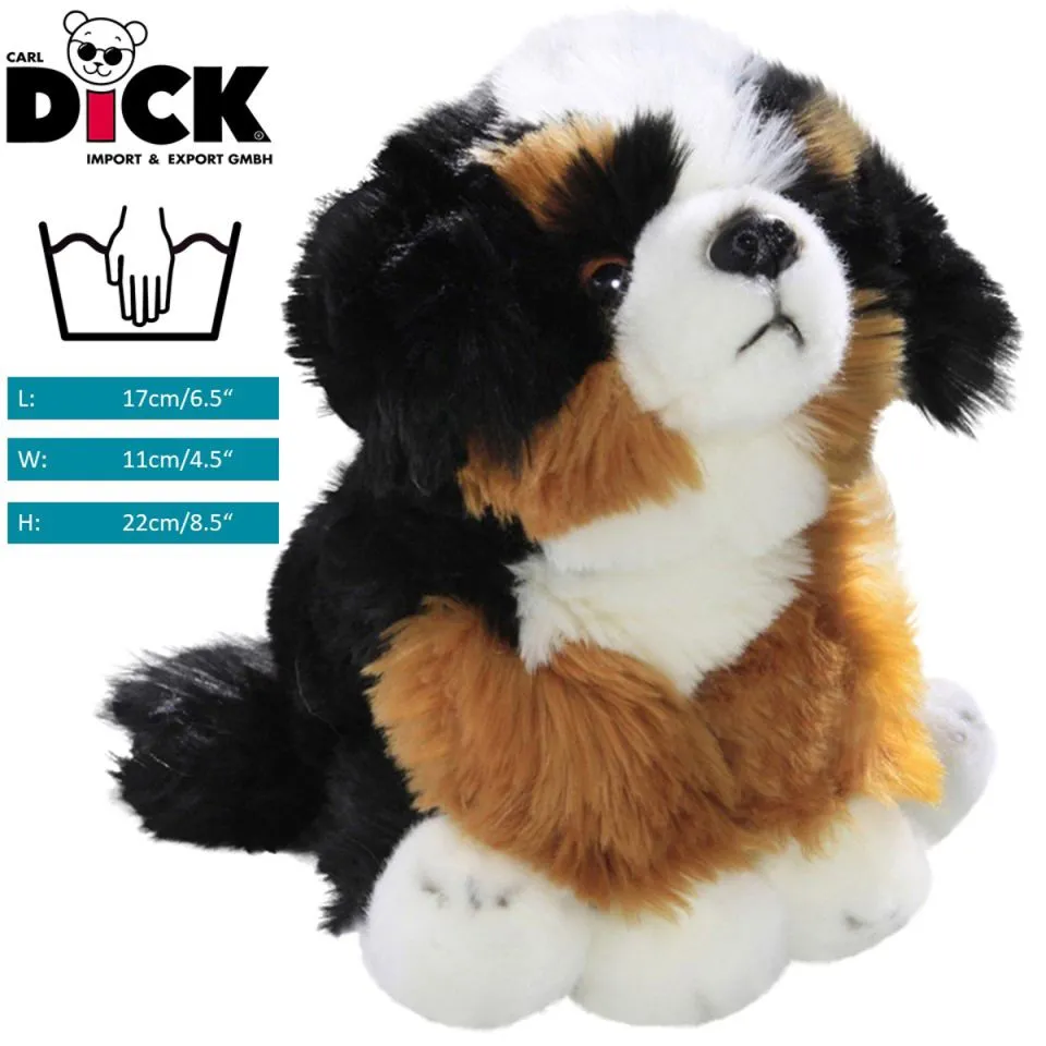 Stuffed Animal Bernese Mountain Dog Puppy sitting