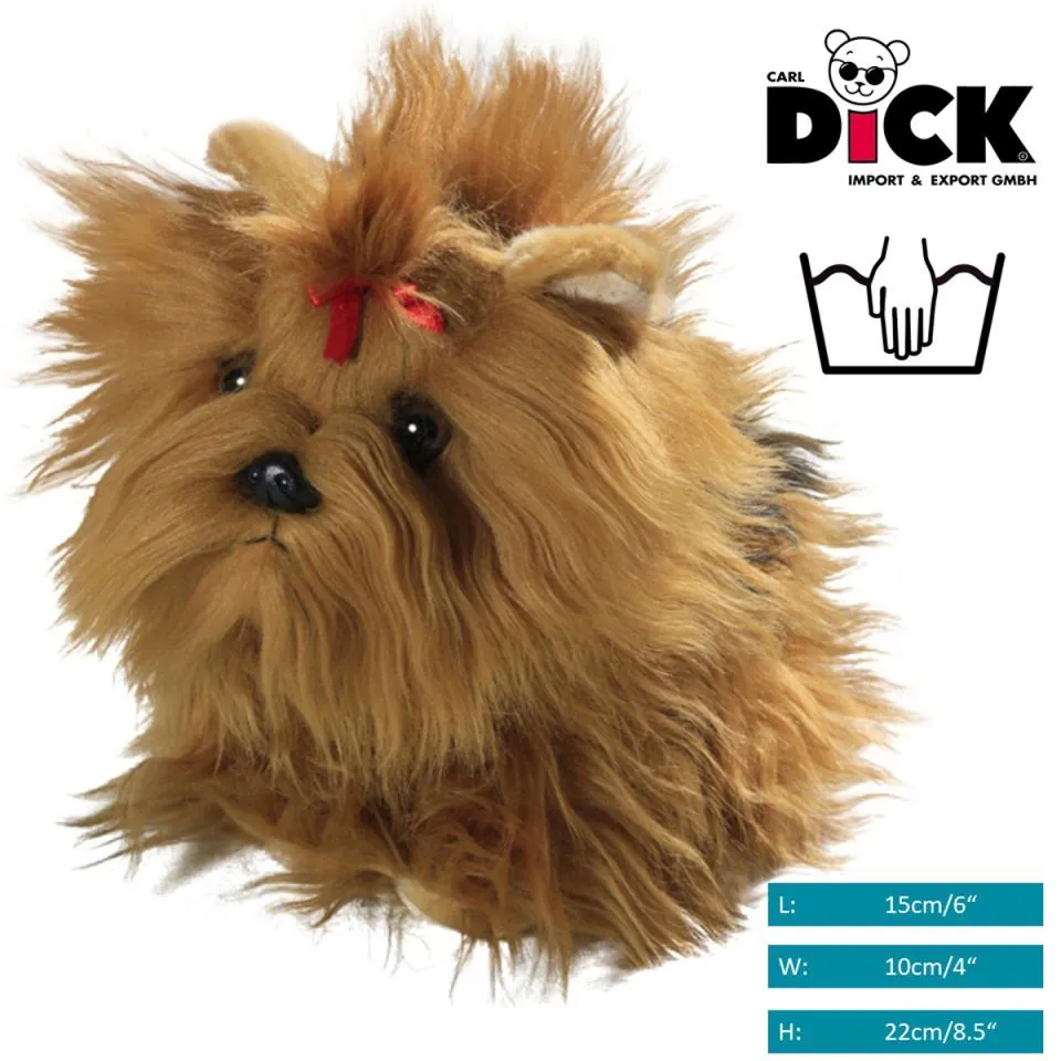 Kuscheltier Yorkshire Terrier Welpe sitzend