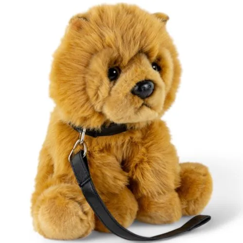 Stuffed Animal Chow-Chow with leash