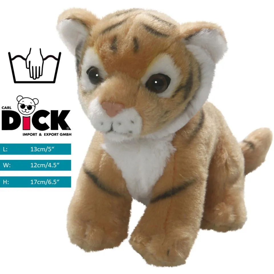 Stuffed Animal Tiger brown sitting