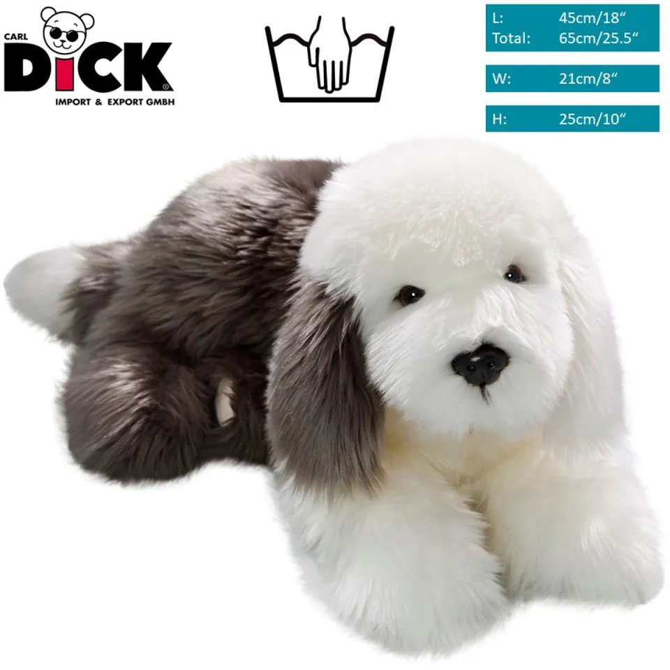 Stuffed Animal Bobtail, Old English Sheepdog