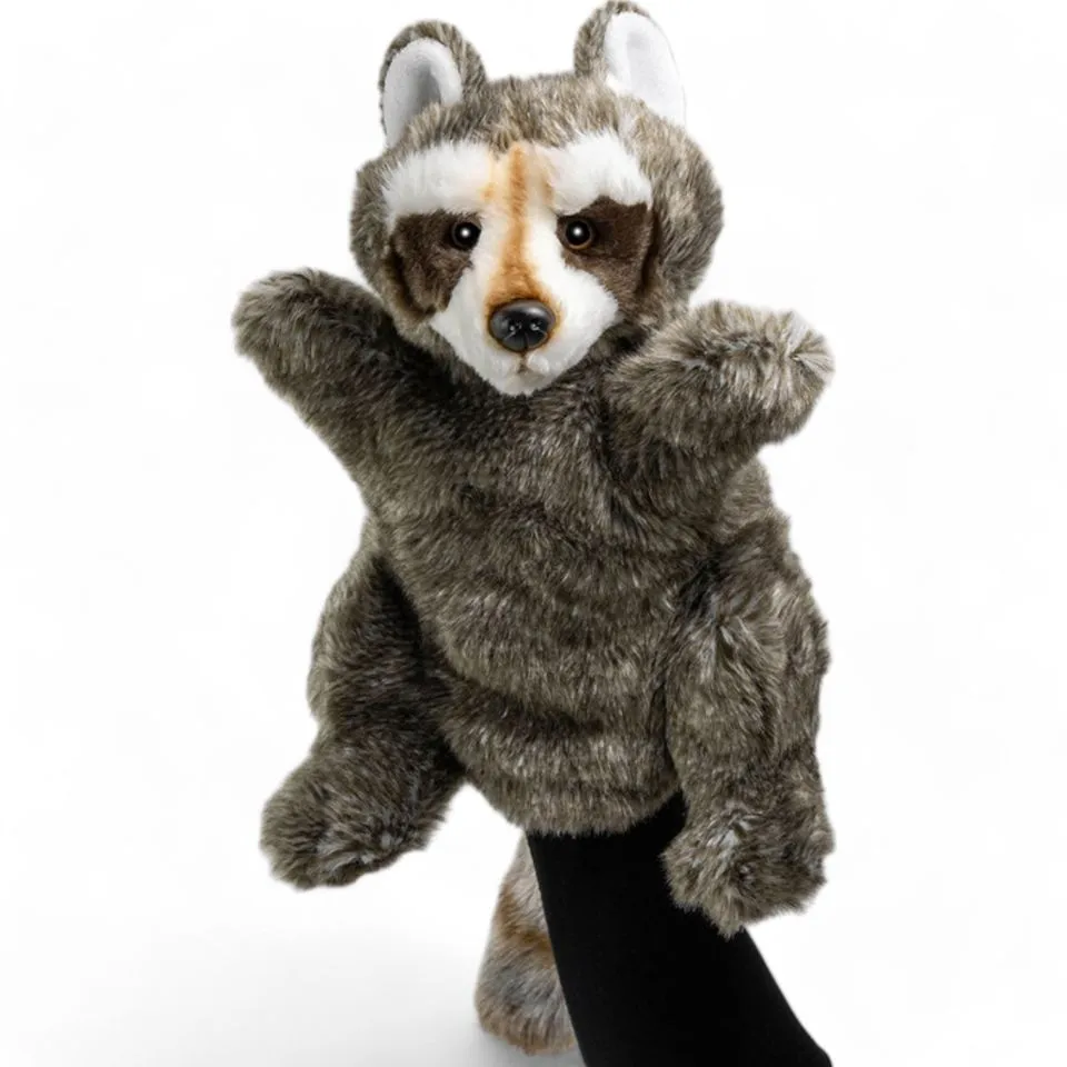 Stuffed Animal Raccoon hand puppet