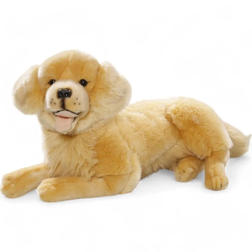 Stuffed Animal Golden Retriever lying