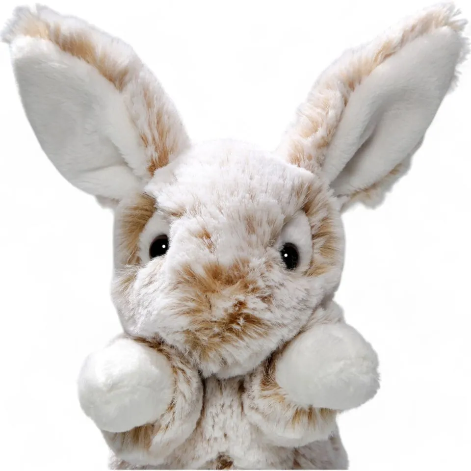 Kuscheltier Hase sitzend beige