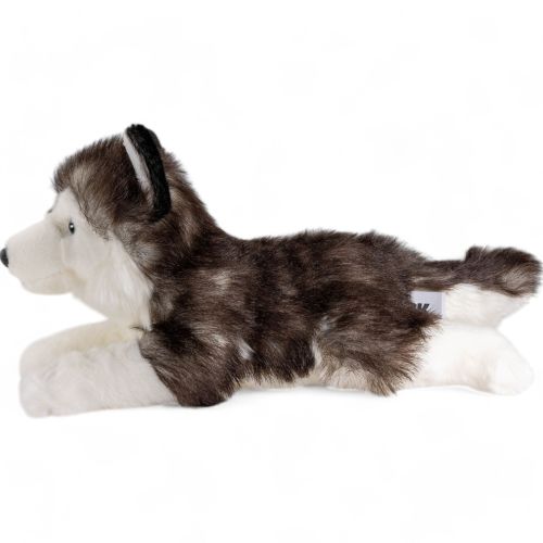 Black husky stuffed outlet animal