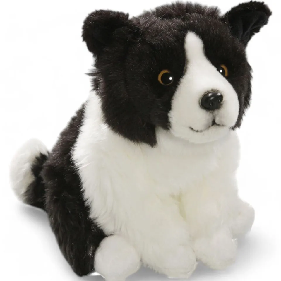 Stuffed Animal Border Collie Dog sitting