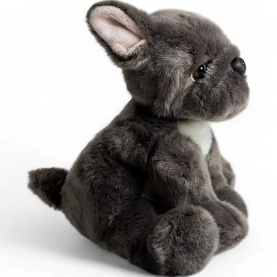 Stuffed Animal French Bulldog grey