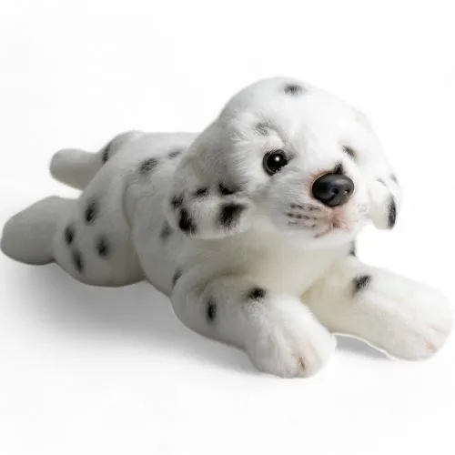 Stuffed Animal Dalmatian dog lying