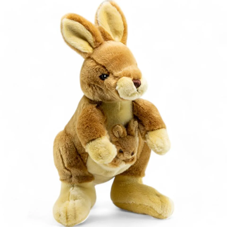 Stuffed Animal Kangaroo with baby