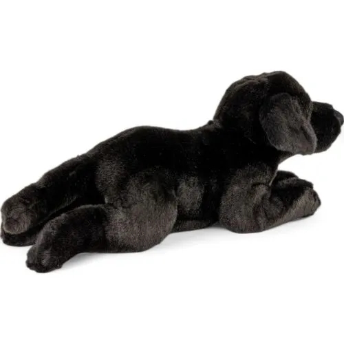 Stuffed Animal Labrador lying black