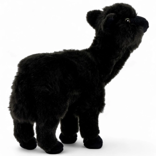 Kuscheltier schwarzes Alpaka