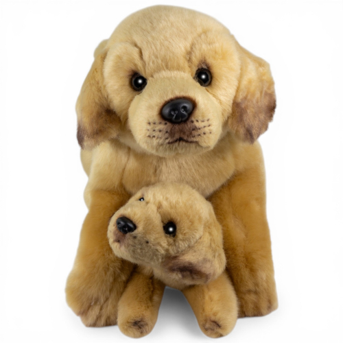 Preview: Stuffed Animal Labrador with pup