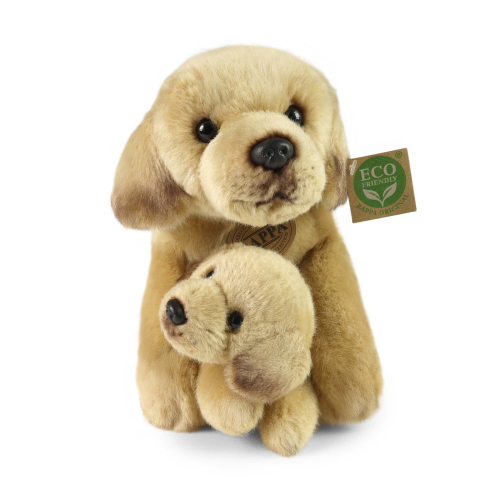 Preview: Stuffed Animal Labrador with pup