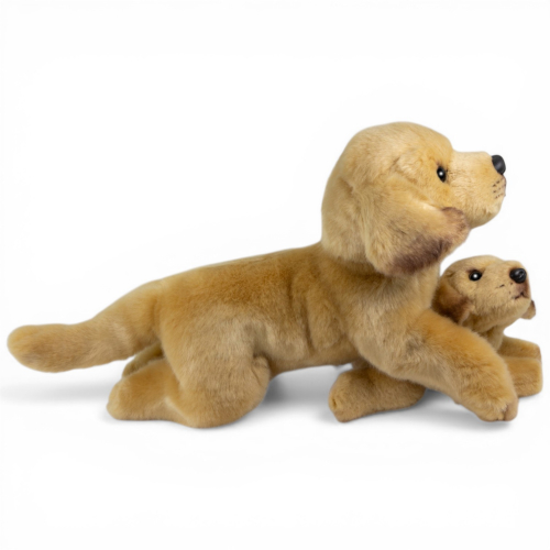 Preview: Stuffed Animal Labrador with pup